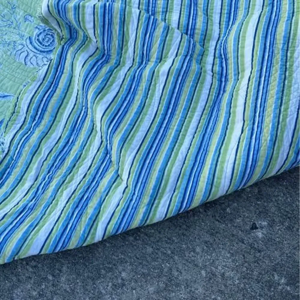 Full size comforter set, beach house nautical 4 piece